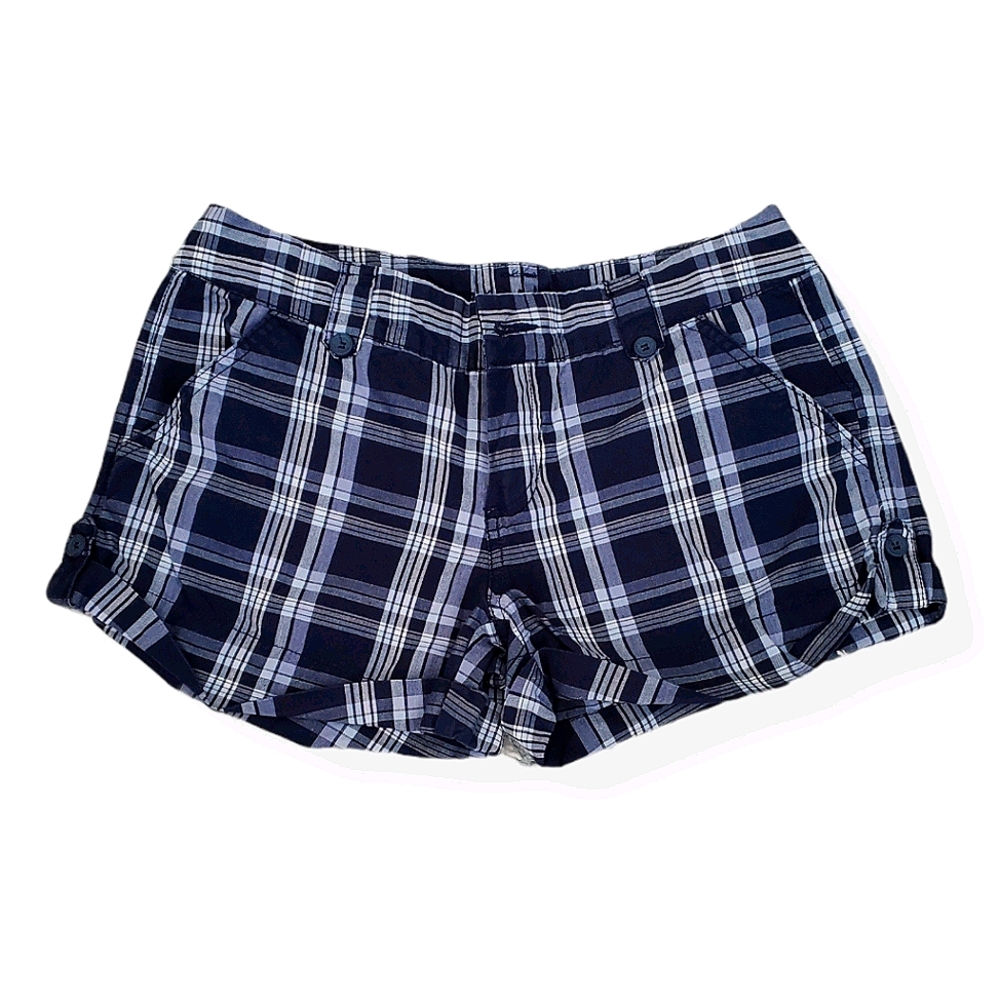 Maurices plaid shorts 7/8